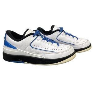 Nike Air Jordan 2 Retro Low Sneakers White/Varsity Royal Blue Black Women’s 7